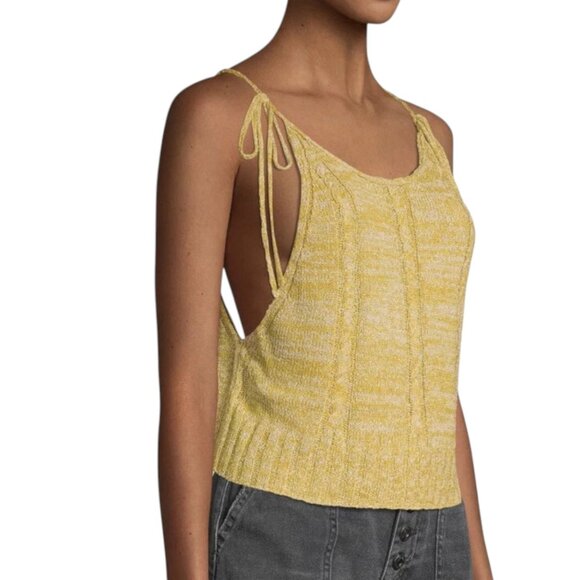 FREE PEOPLE BOMBSHELL OPEN-KNIT CROP TANK - Picture 6 of 9